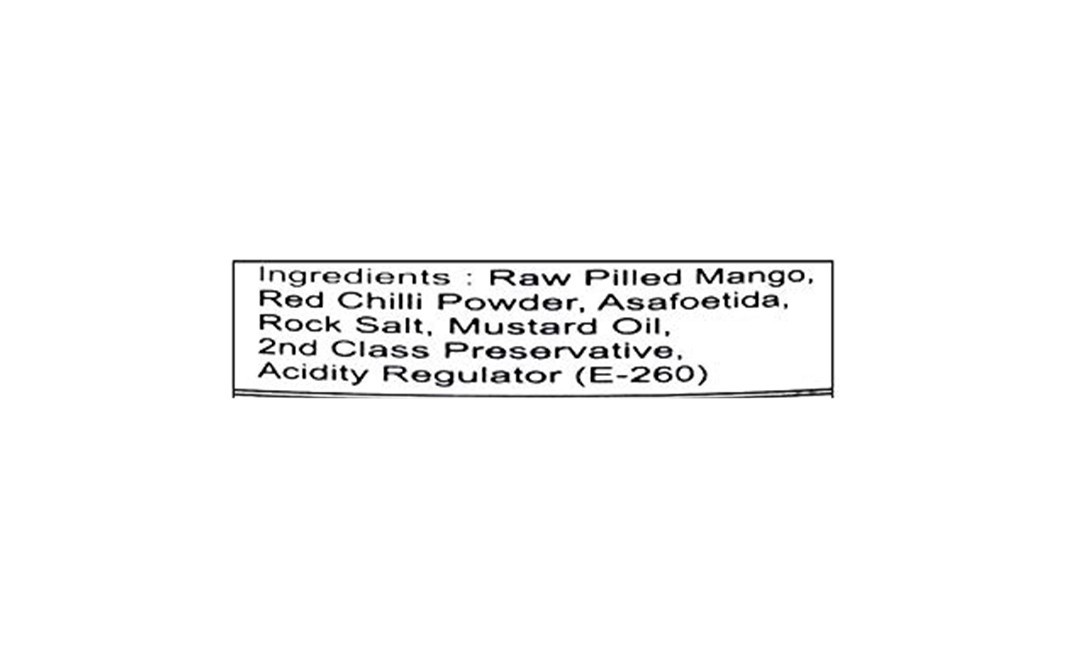 Jayani Hing Mango Pickle    Plastic Jar  800 grams